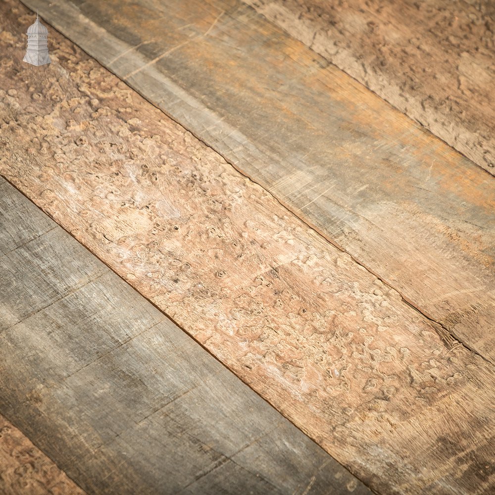 Ekki or Red Ironwood Cladding 13mm Thick, Cut from Riverbank Pilings - 46 Square Metres