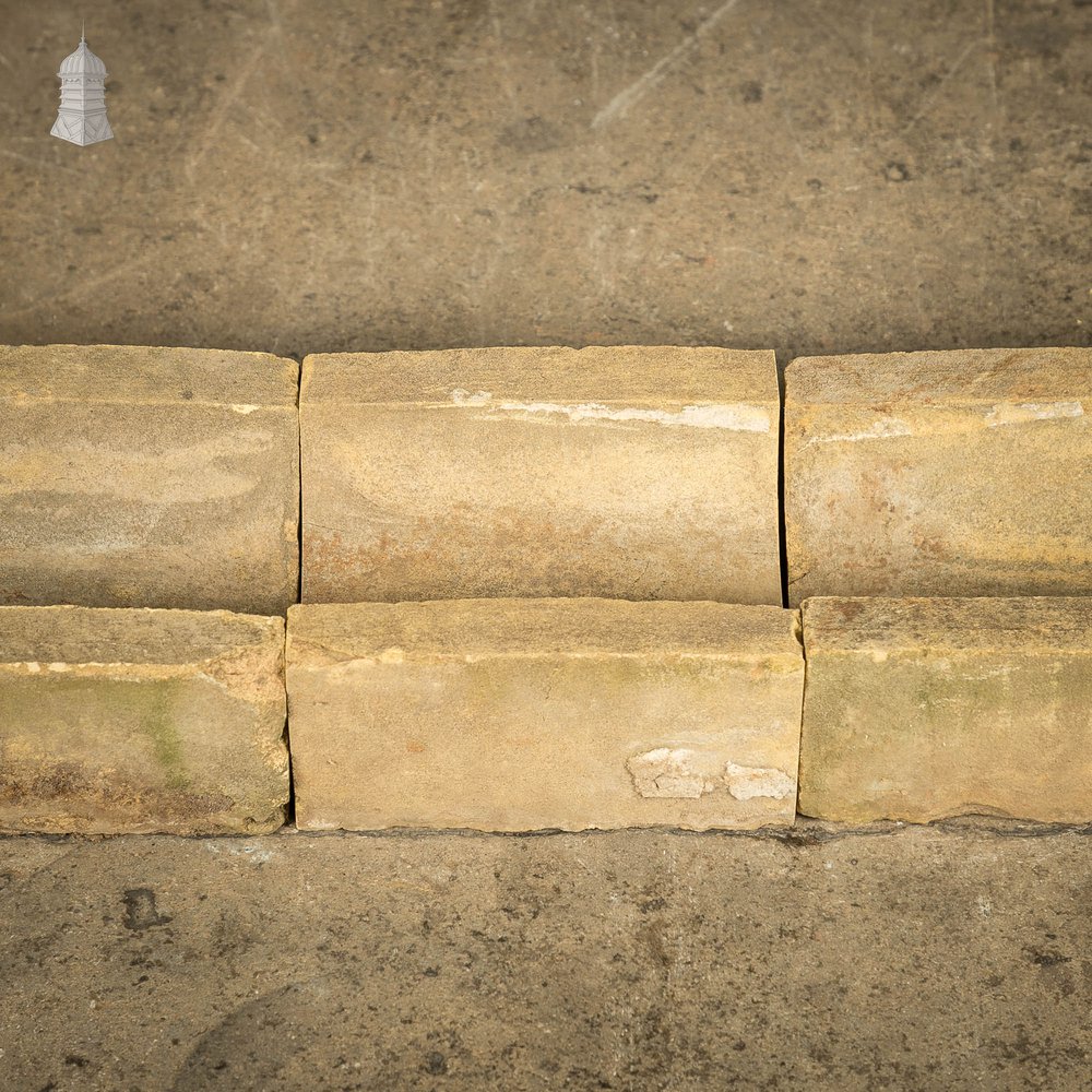 Gully Bricks, Buff Clay, 12 Bricks - Run of 3 Metres