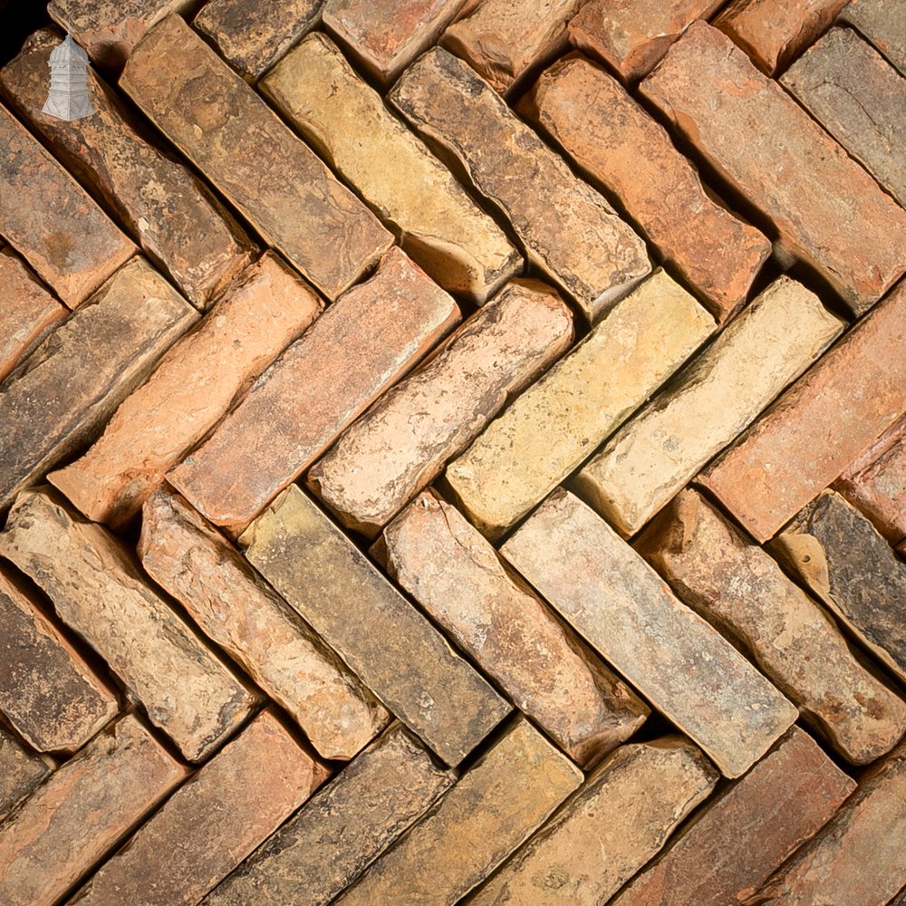 Worn Buff Floorbricks, Batch of 388 - 5.5 Square Metres