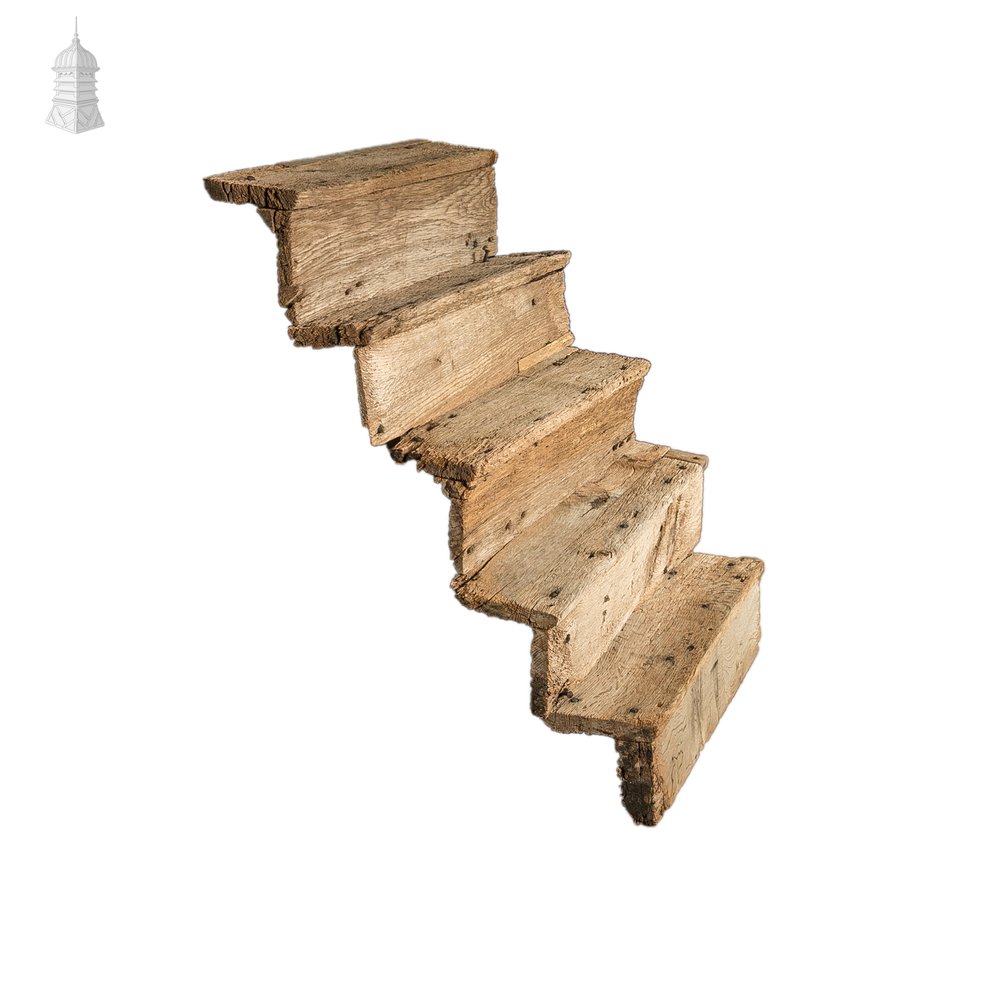 Rustic Oak Stair Treads