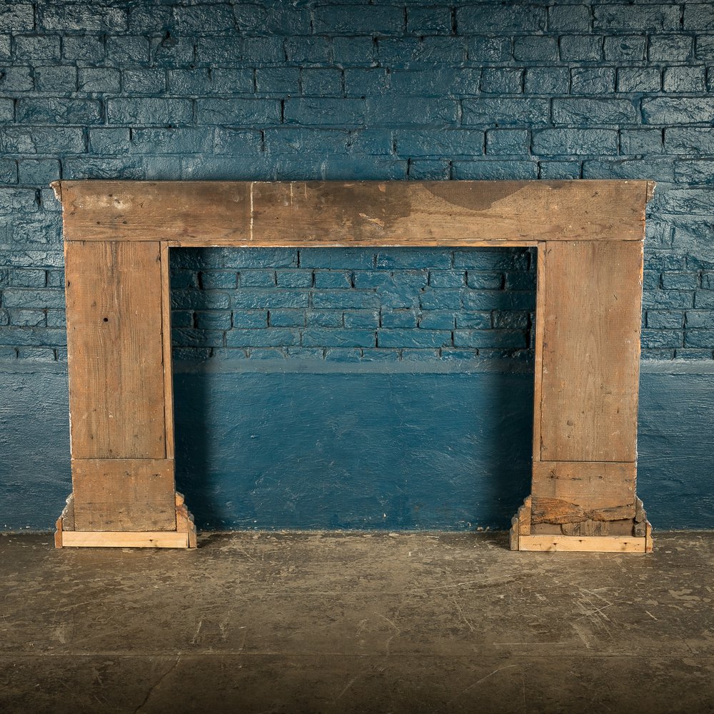 Fire Surround, 18th C, Built using 16th C Carved Wooden Elements