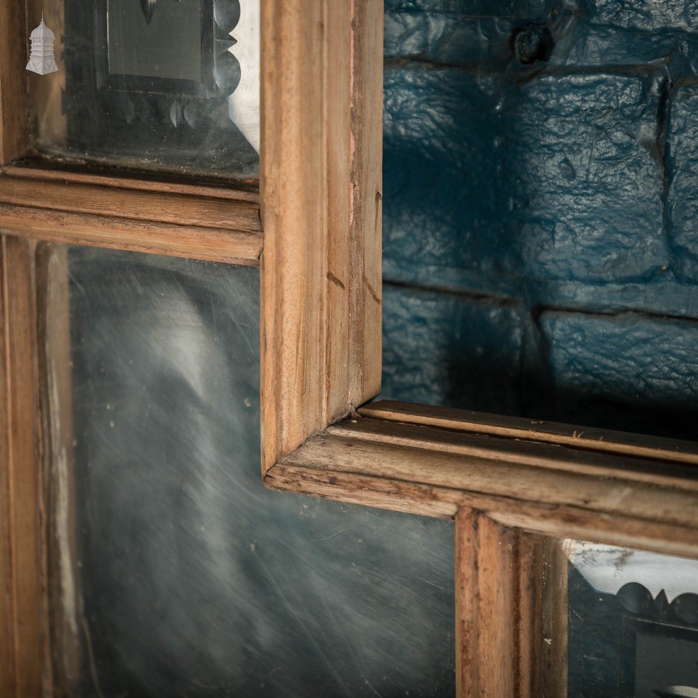 Half Glazed Doors, Moulded Panelled Mahogany, Victorian Pair