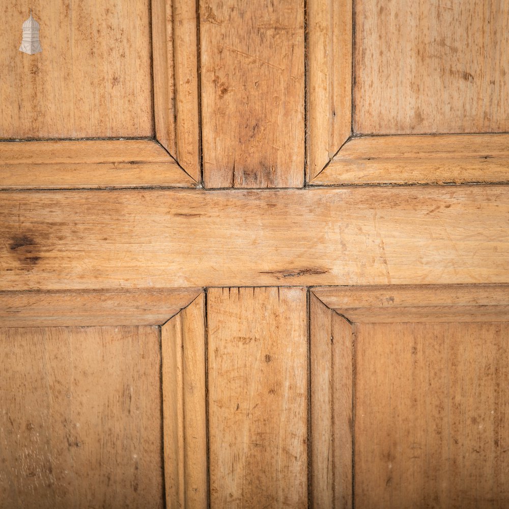 Half Glazed Doors, Moulded Panelled Mahogany, Victorian Pair