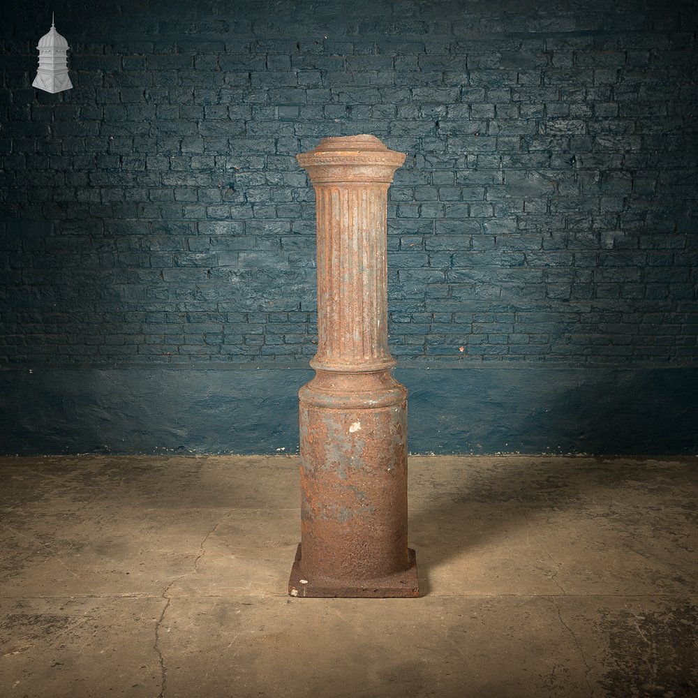 Corinthian Column, Cast Iron, Reclaimed Architectural Pillar