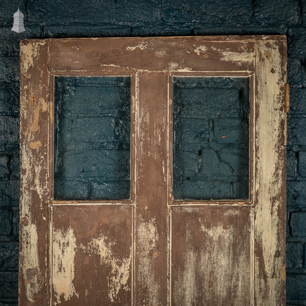 Glazed Pine Door, Victorian 6 Panel Painted