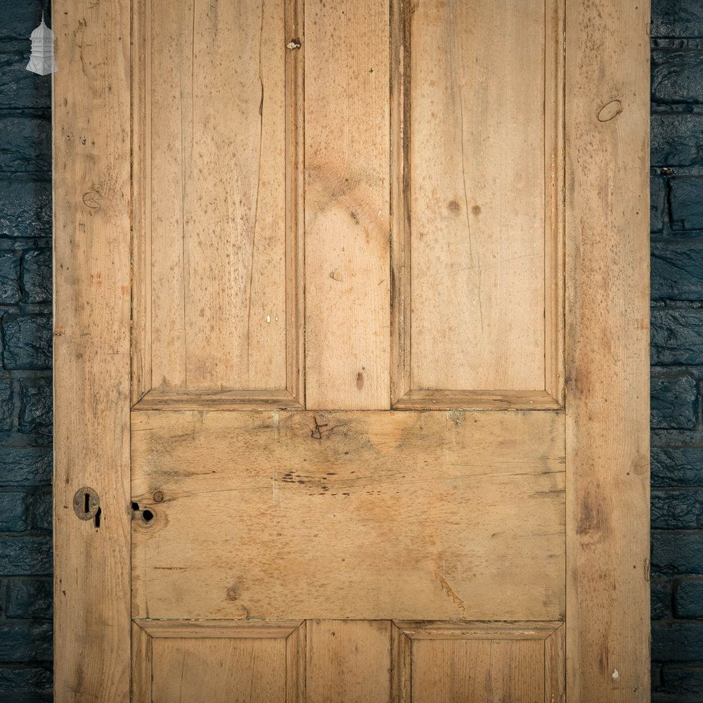 Pine Panelled Door, Victorian 4 Panel