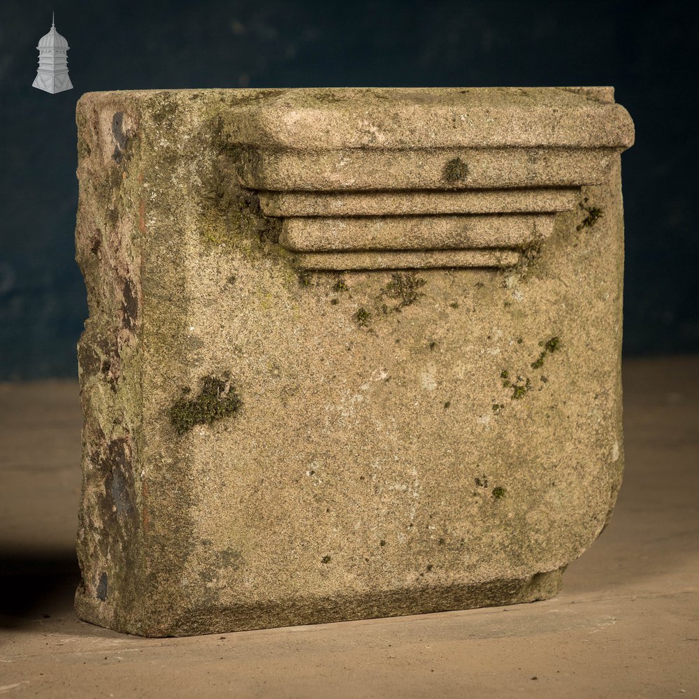 Stone Plinth Bases – Reclaimed Carved Architectural Elements