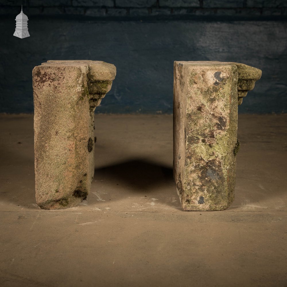 Stone Plinth Bases – Reclaimed Carved Architectural Elements