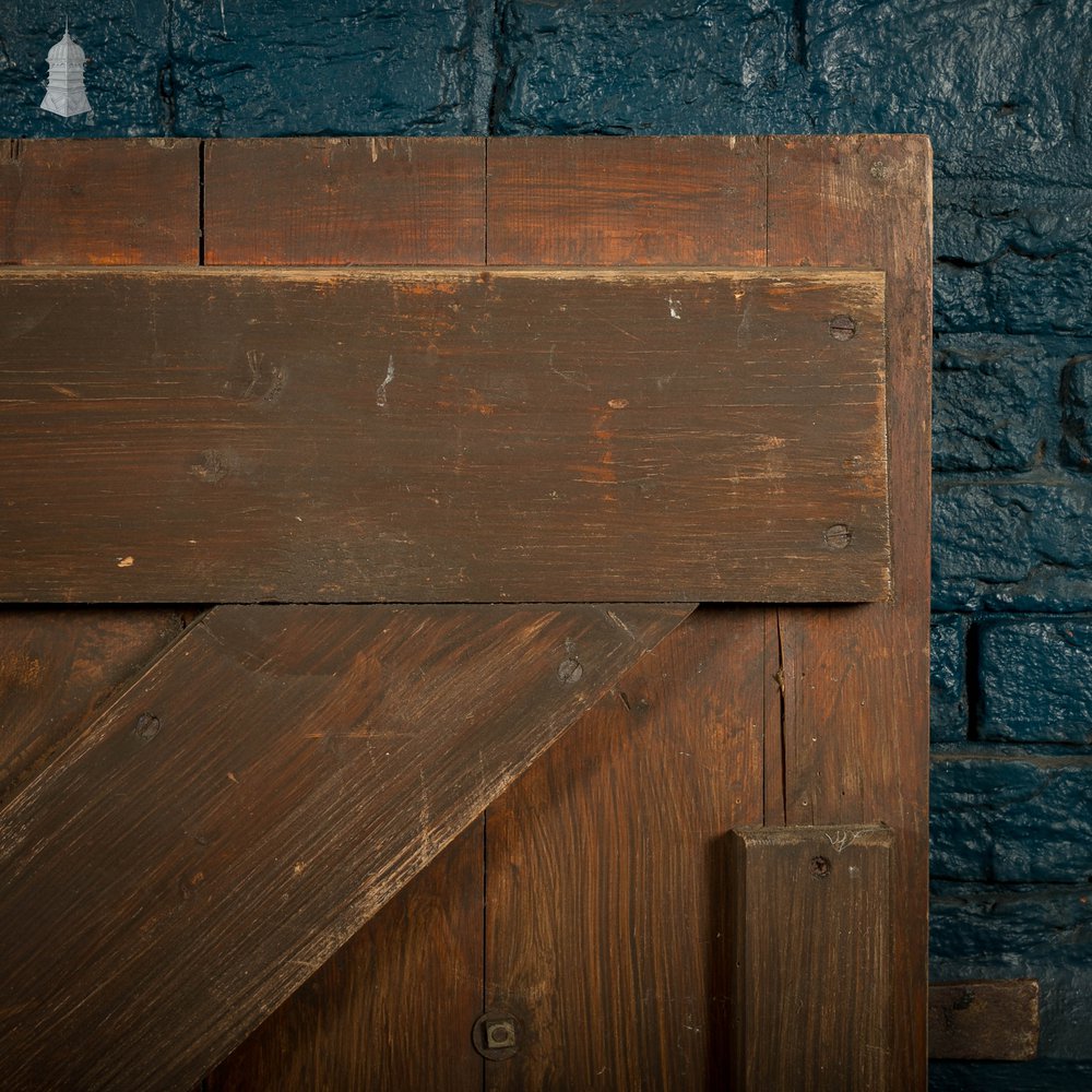 Ledged and Braced Pine Cupboard Door