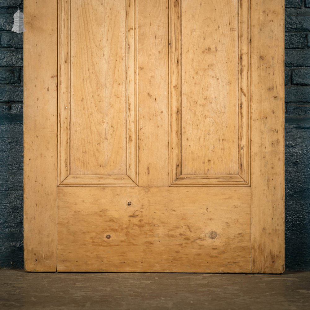 Half Glazed Door, Victorian, Pine with Moulded Panels