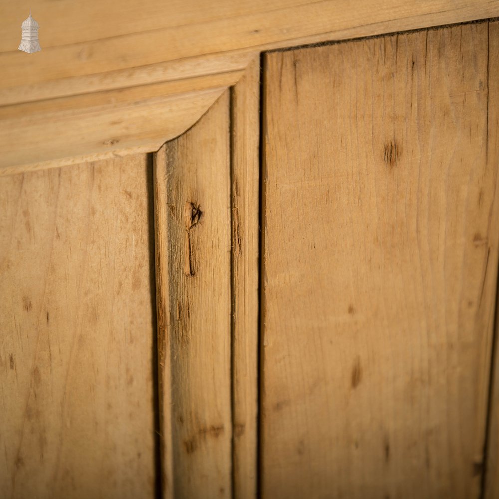 Half Glazed Door, Victorian, Pine with Moulded Panels