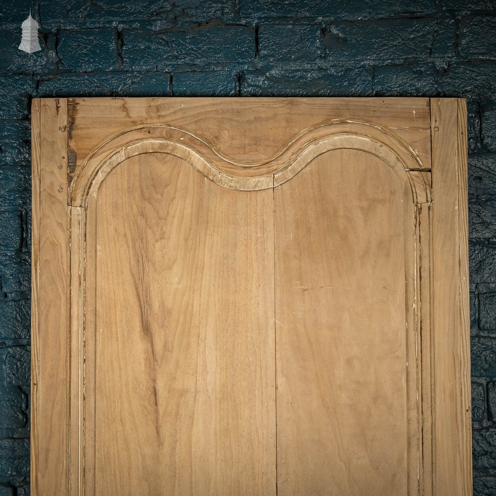 Pine Panelled Door, 19th C French, 2 Moulded Panels