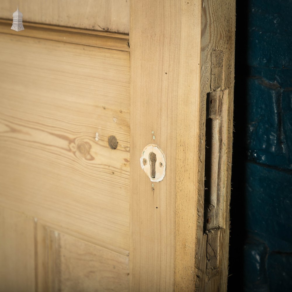 Pine Paneled Door, 1 Over 3, 4 Panel