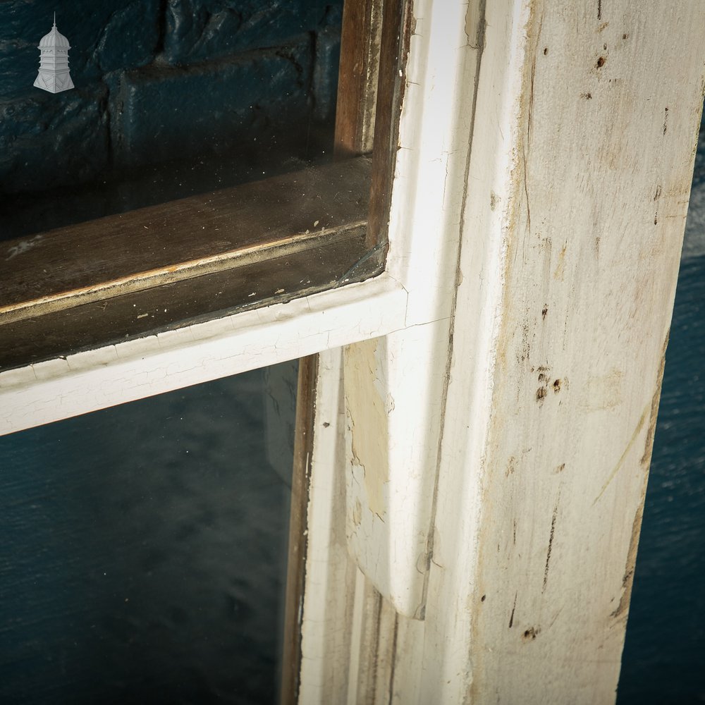 Arch-Top Sash Window, Edwardian Mahogany Construction