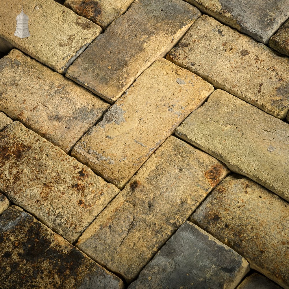 Worn Buff Floorbricks, Batch of 241 - 6 Sq M Square Metres