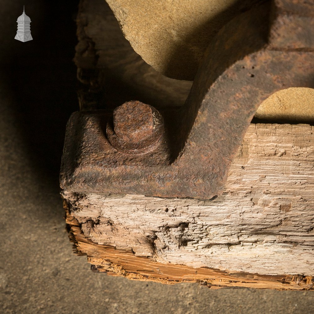 Sandstone 11" Grindstone on Cast Iron Frame