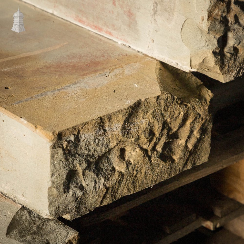 Staircase Treads, Soild York Stone, 6-Step Flight