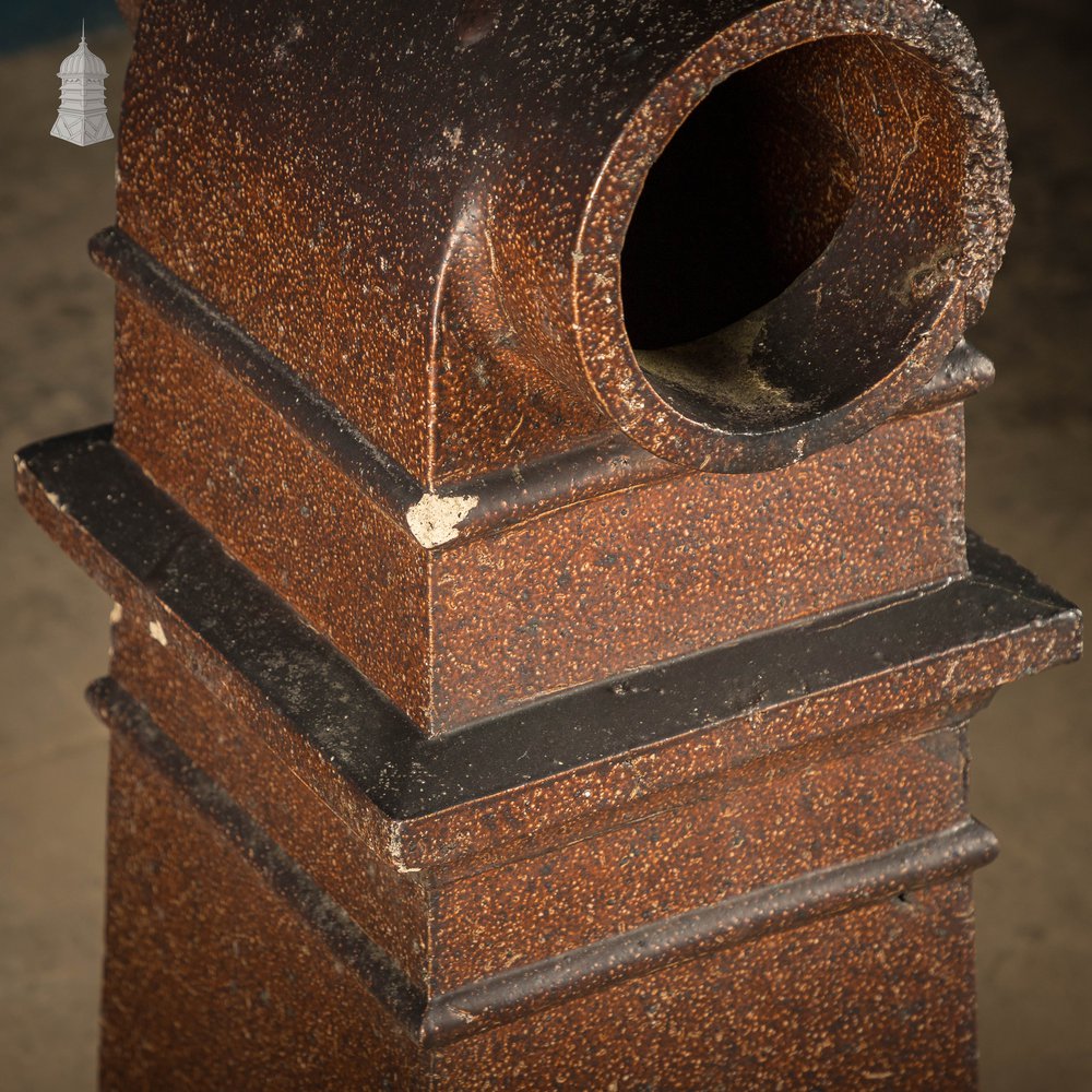 Chimney Pot T-Shaped, Reclaimed Salt Glazed