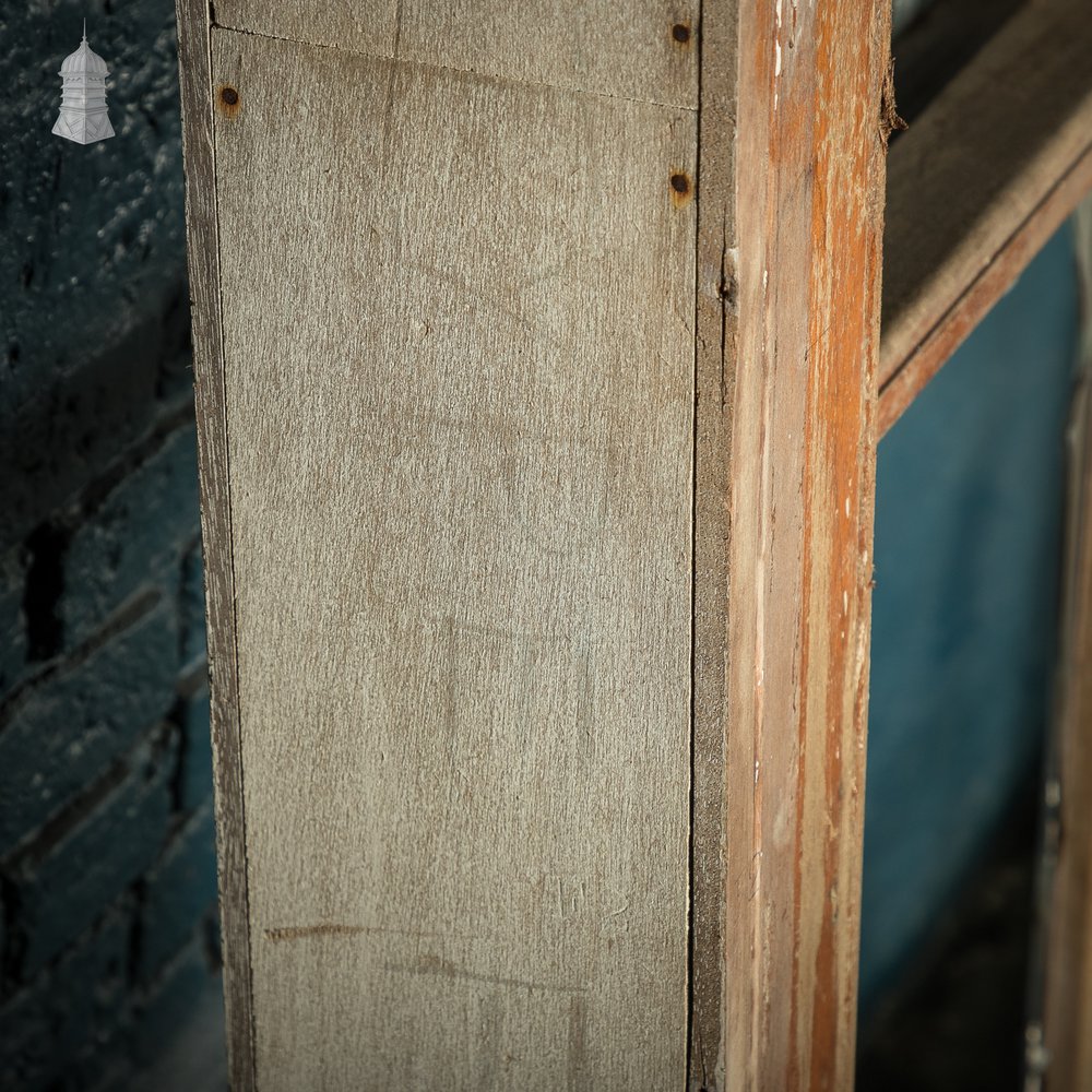 Arch-Top Sash Window, Edwardian Mahogany Construction