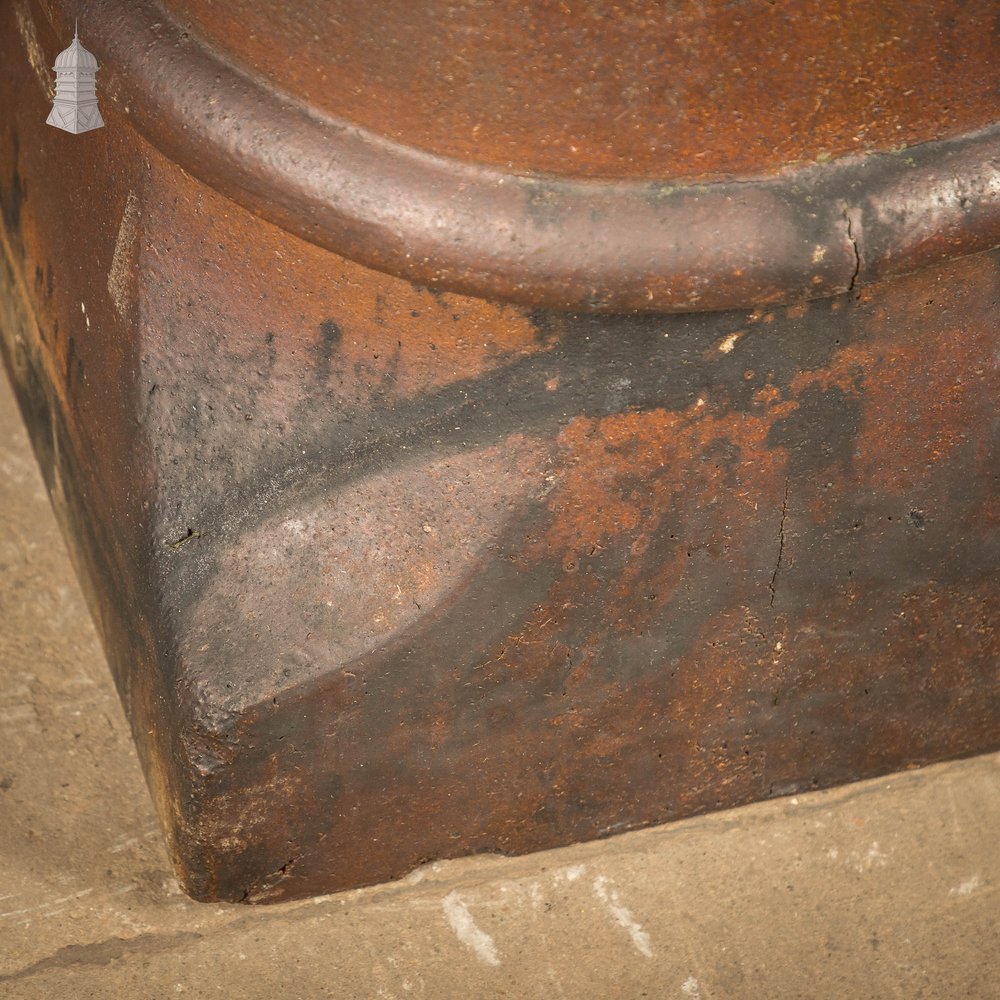 Louvered Chimney Pot, Tall Salt Glazed Terracotta