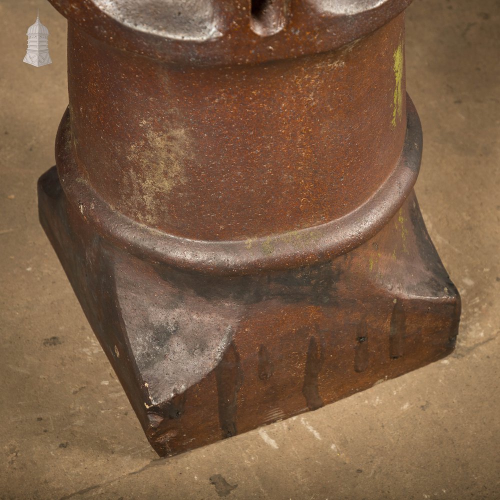 Louvered Chimney Pot, Tall Salt Glazed Terracotta