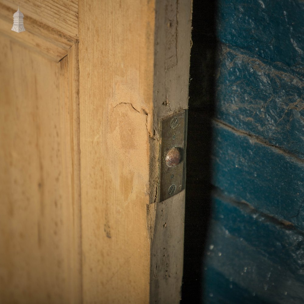 Pine Panelled Door, Victorian 4 Panel Moulded