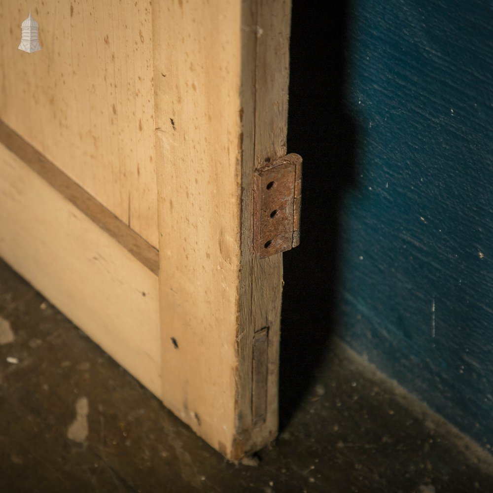 Pine Panelled Door, Victorian 4 Panel Moulded