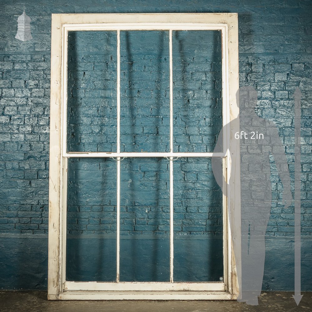 Hardwood Sliding Sash Windows, 8ft high, Edwardian