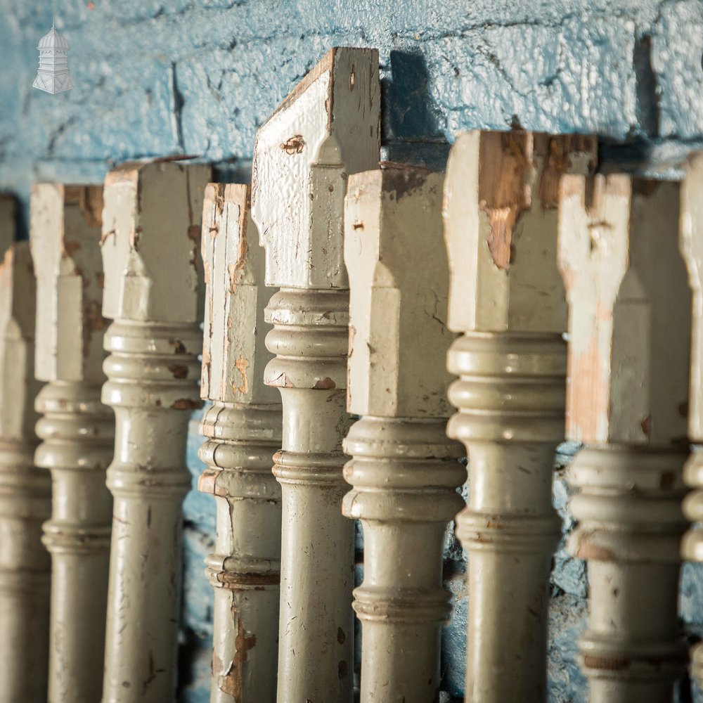 Turned Staircase Spindles, Batch of 43