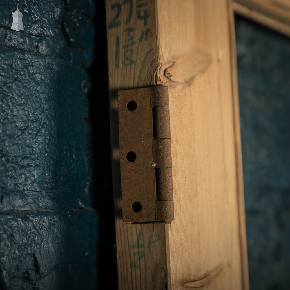 Half Glazed Door, Victorian Pine with 2 Moulded Panels