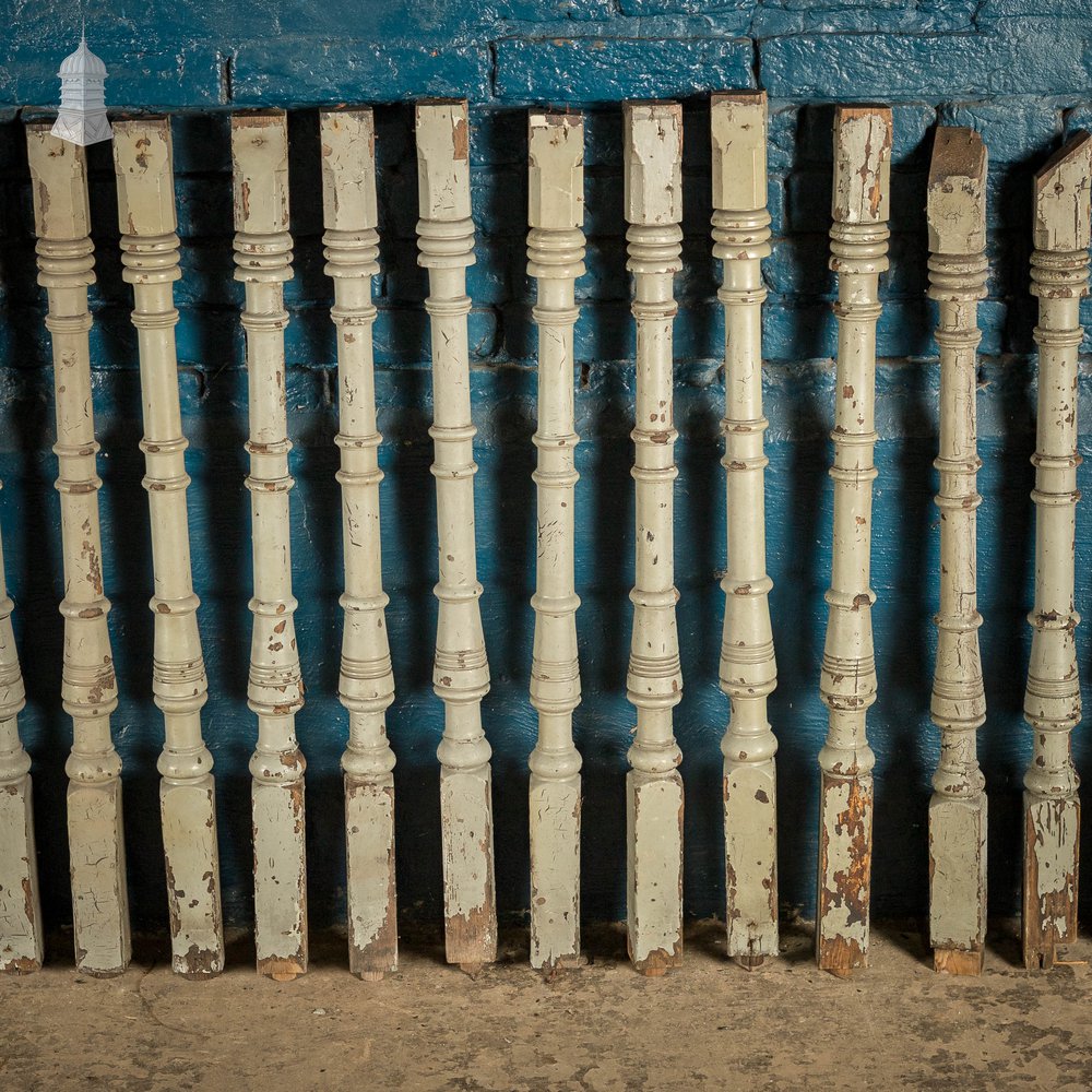 Turned Staircase Spindles, Batch of 43
