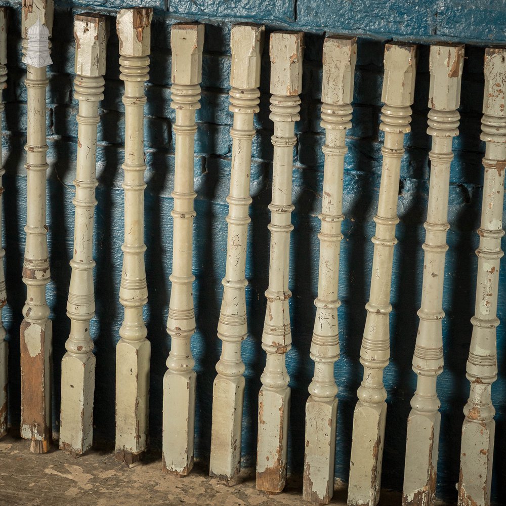 Turned Staircase Spindles, Batch of 43