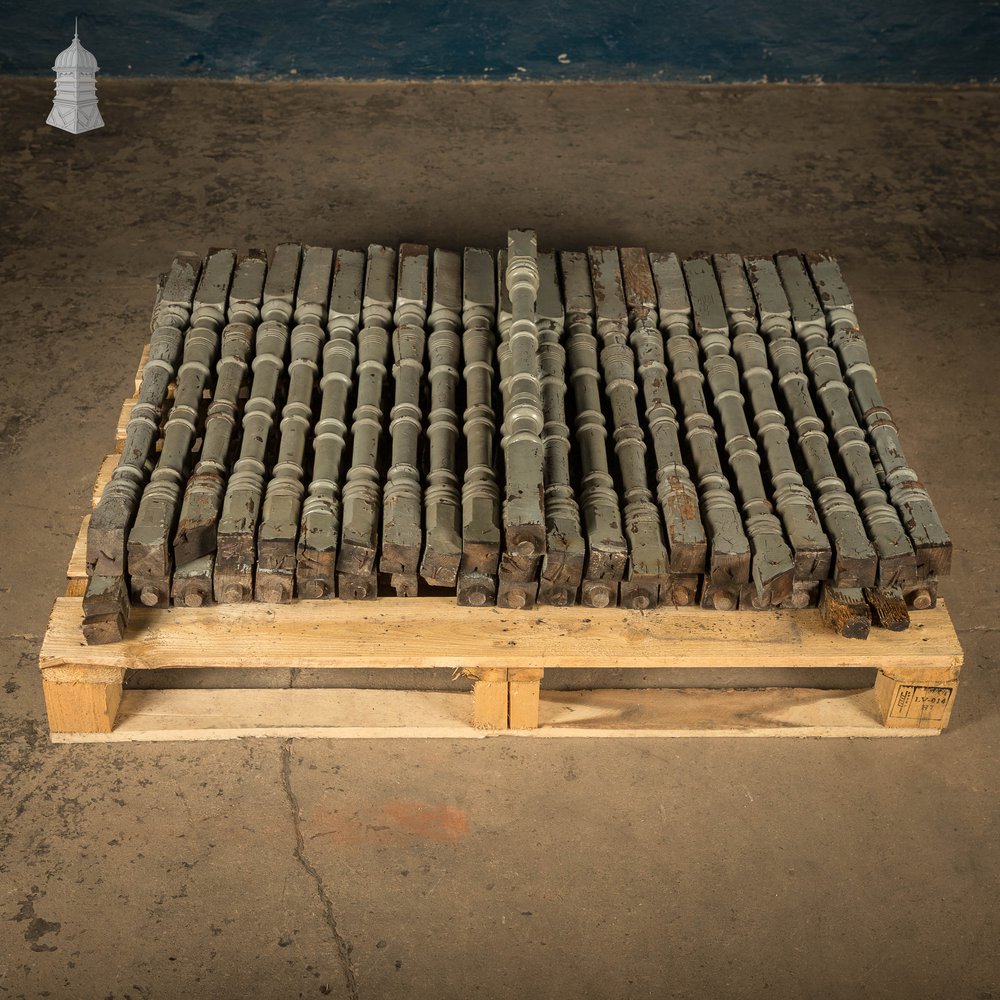 Turned Staircase Spindles, Batch of 43