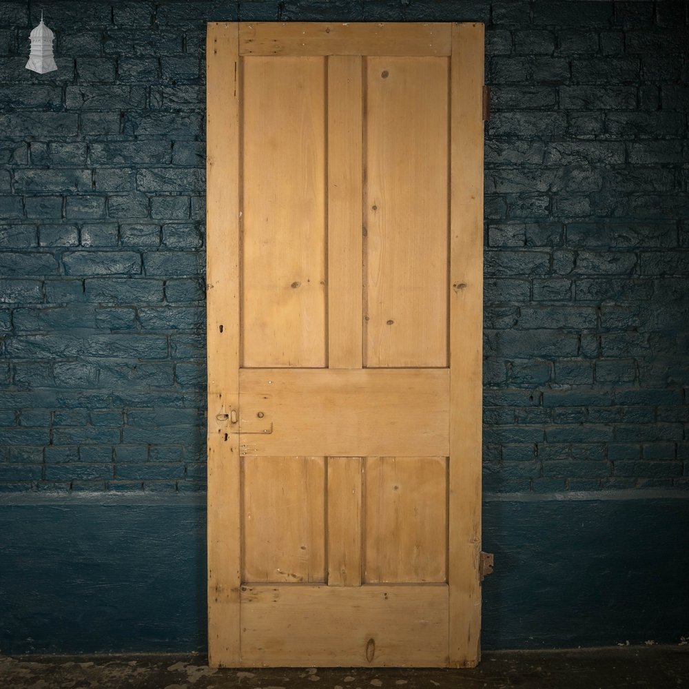 Pine Panelled Door, Victorian 4 Panel