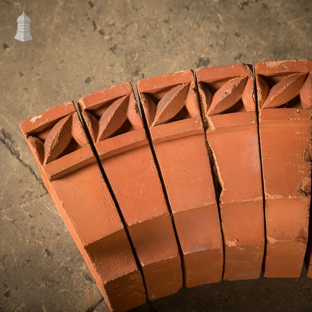 Terracotta Brick Arch with Decorative Moulded Voussoirs