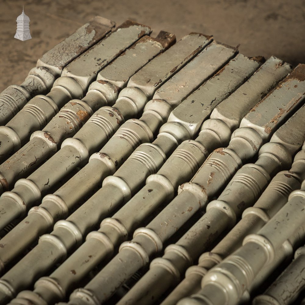 Turned Staircase Spindles, Batch of 43