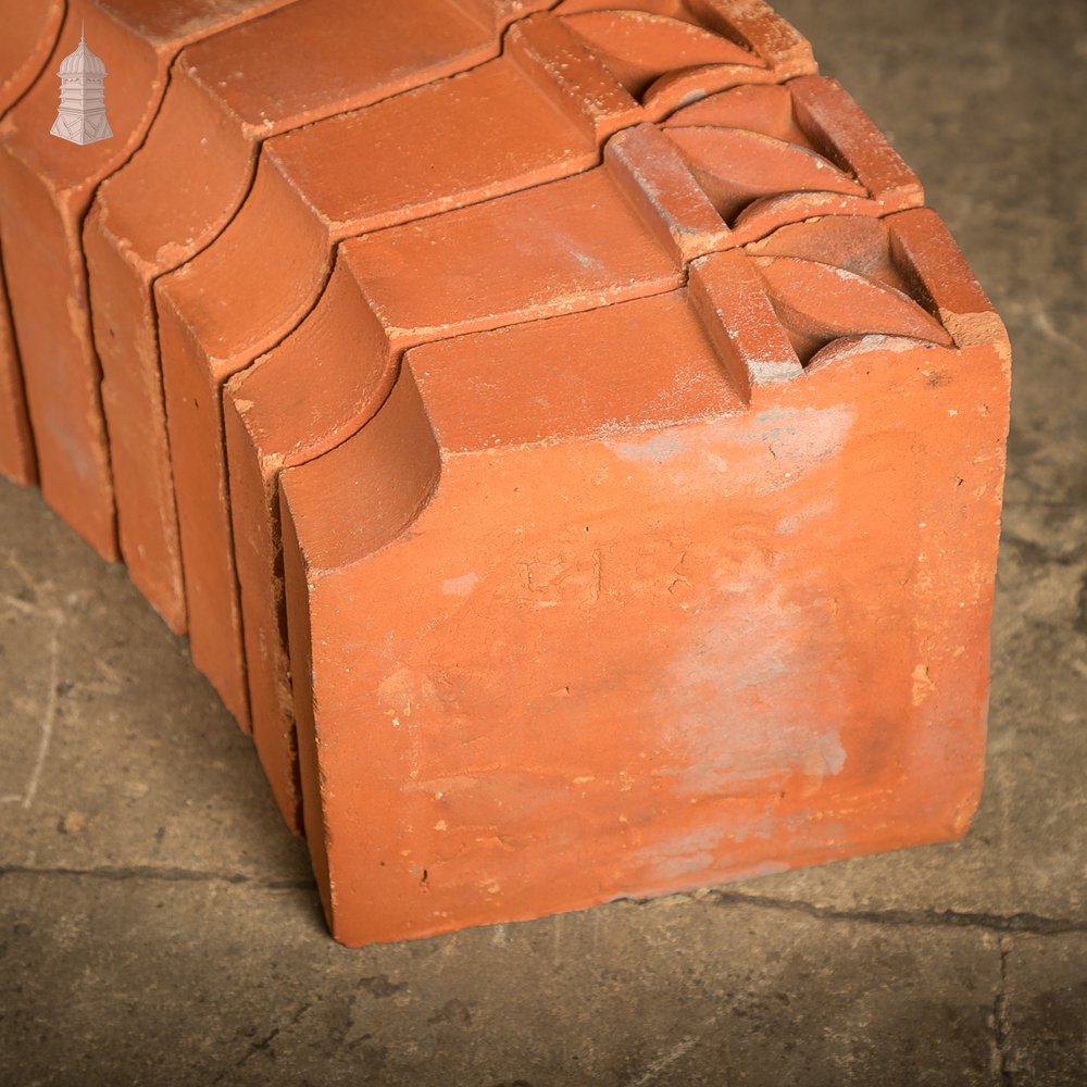 Terracotta Brick Arch with Decorative Moulded Voussoirs
