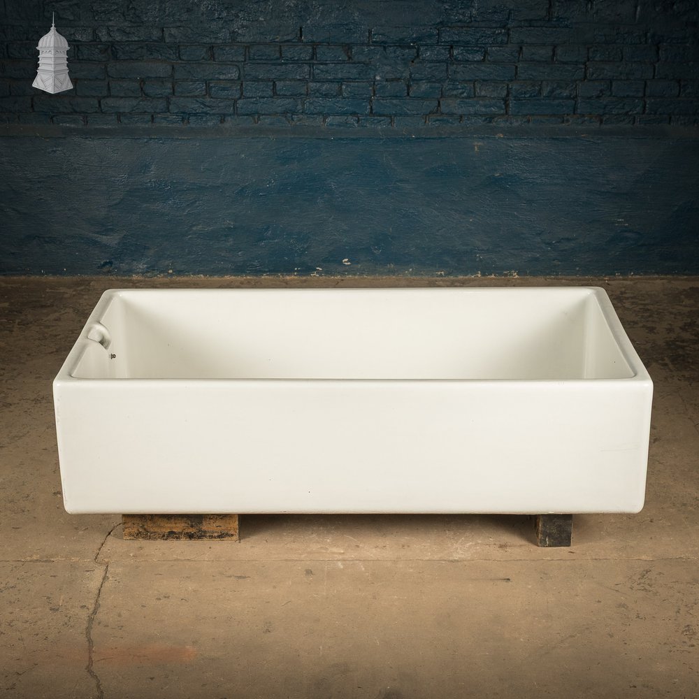4ft x 2ft Belfast Sink with Weir Overflow, Large Ceramic Sink