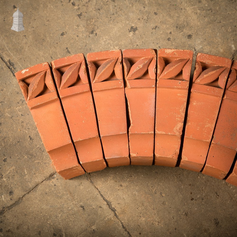 Terracotta Brick Arch with Decorative Moulded Voussoirs
