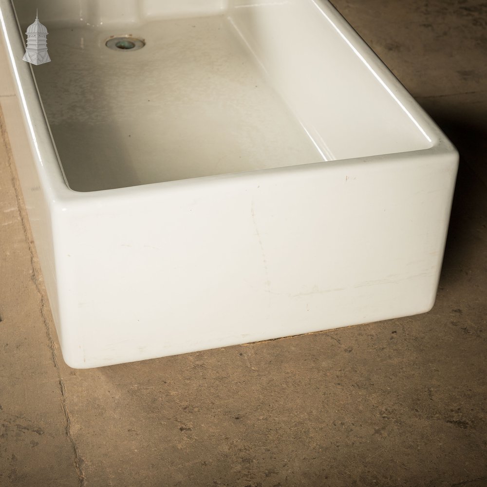 4ft x 2ft Belfast Sink with Weir Overflow, Large Ceramic Sink