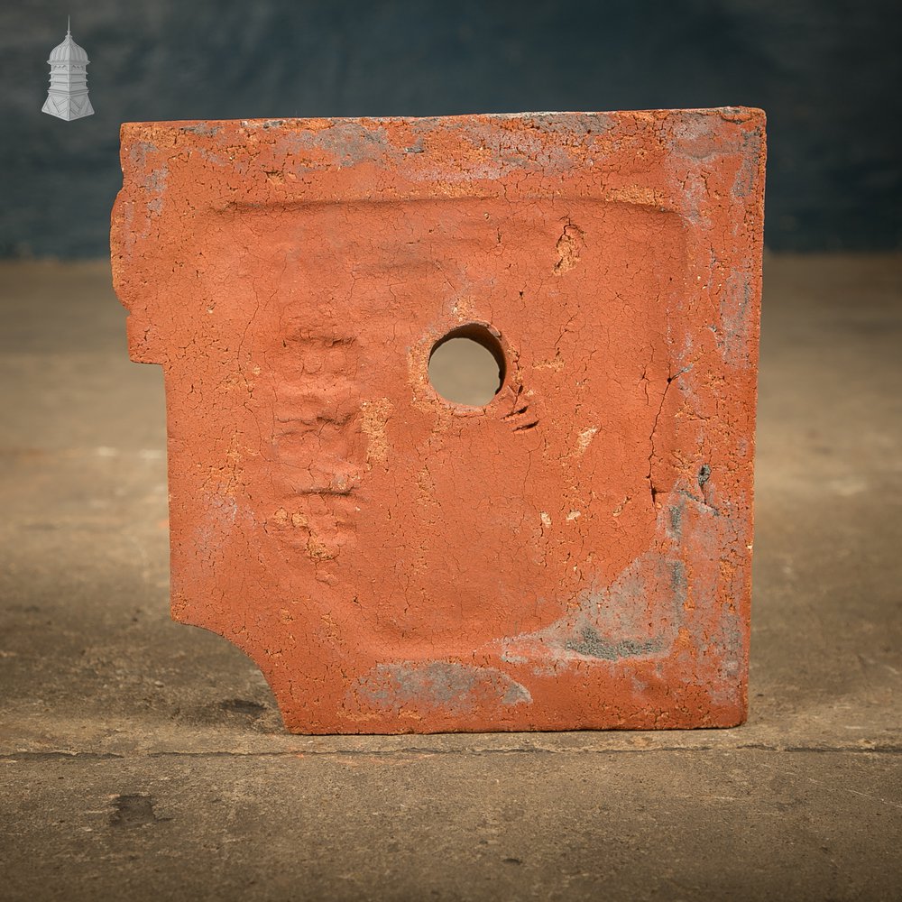 Terracotta Brick Arch with Decorative Moulded Voussoirs