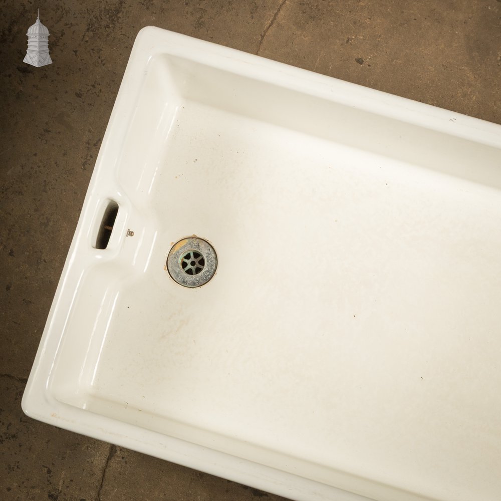 4ft x 2ft Belfast Sink with Weir Overflow, Large Ceramic Sink