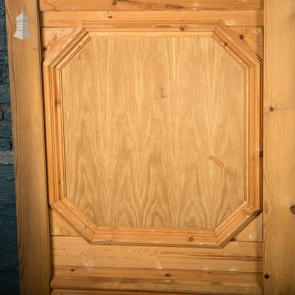Half-Glazed Moulded Pine Architectural Partition Screen