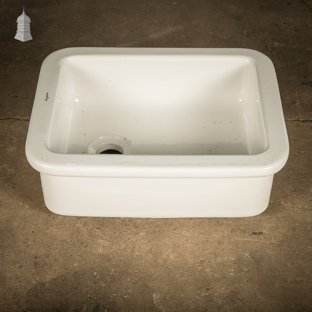 Twyford Butler Sink, Small Vintage Laboratory or Art Studio Sink