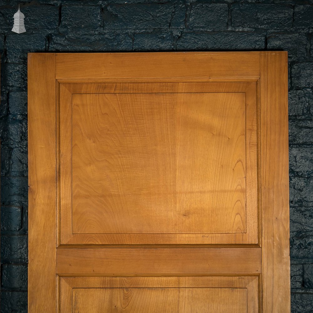 Hardwood Panelled Doors, Pair of Moulded 3 Panel Doors