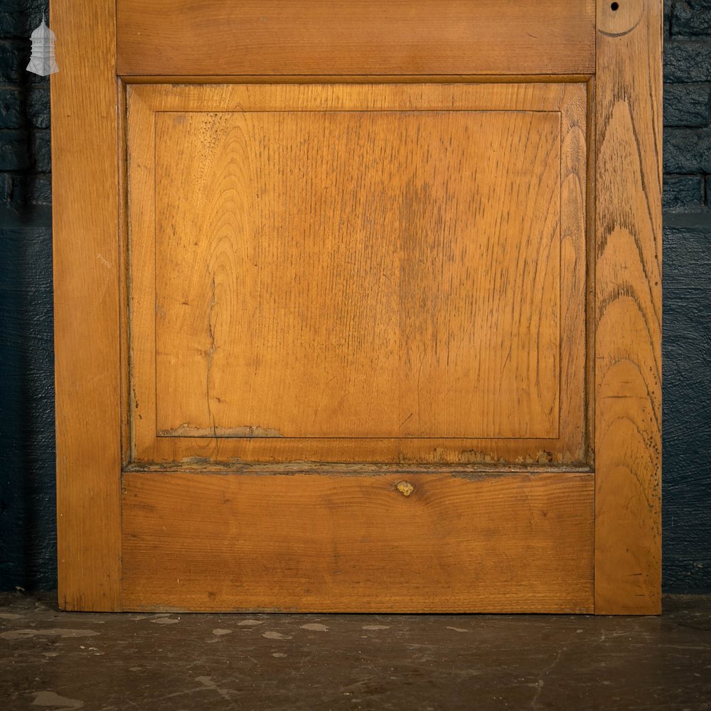 Hardwood Panelled Doors, Pair of Moulded 3 Panel Doors