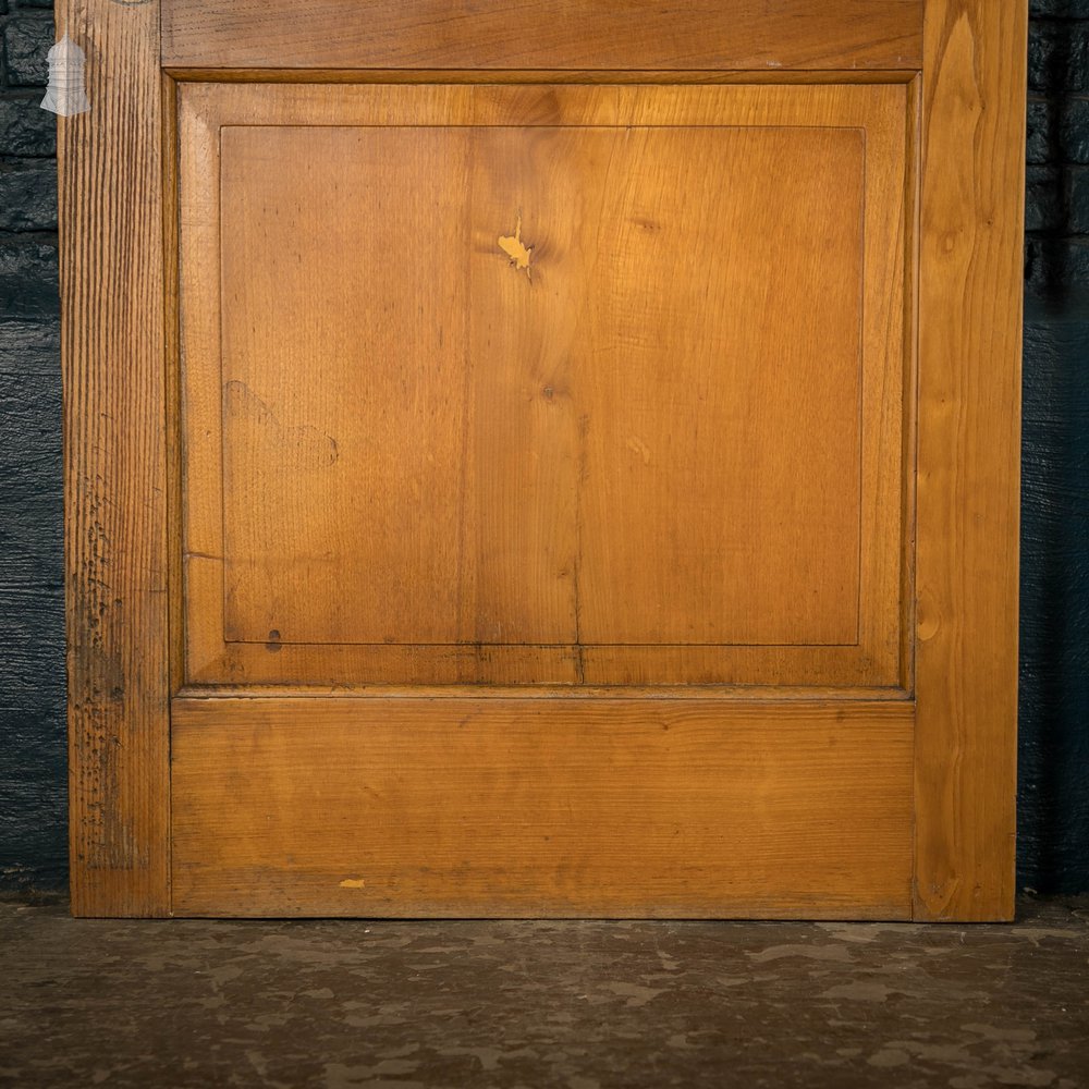 Hardwood Panelled Doors, Pair of Moulded 3 Panel Doors