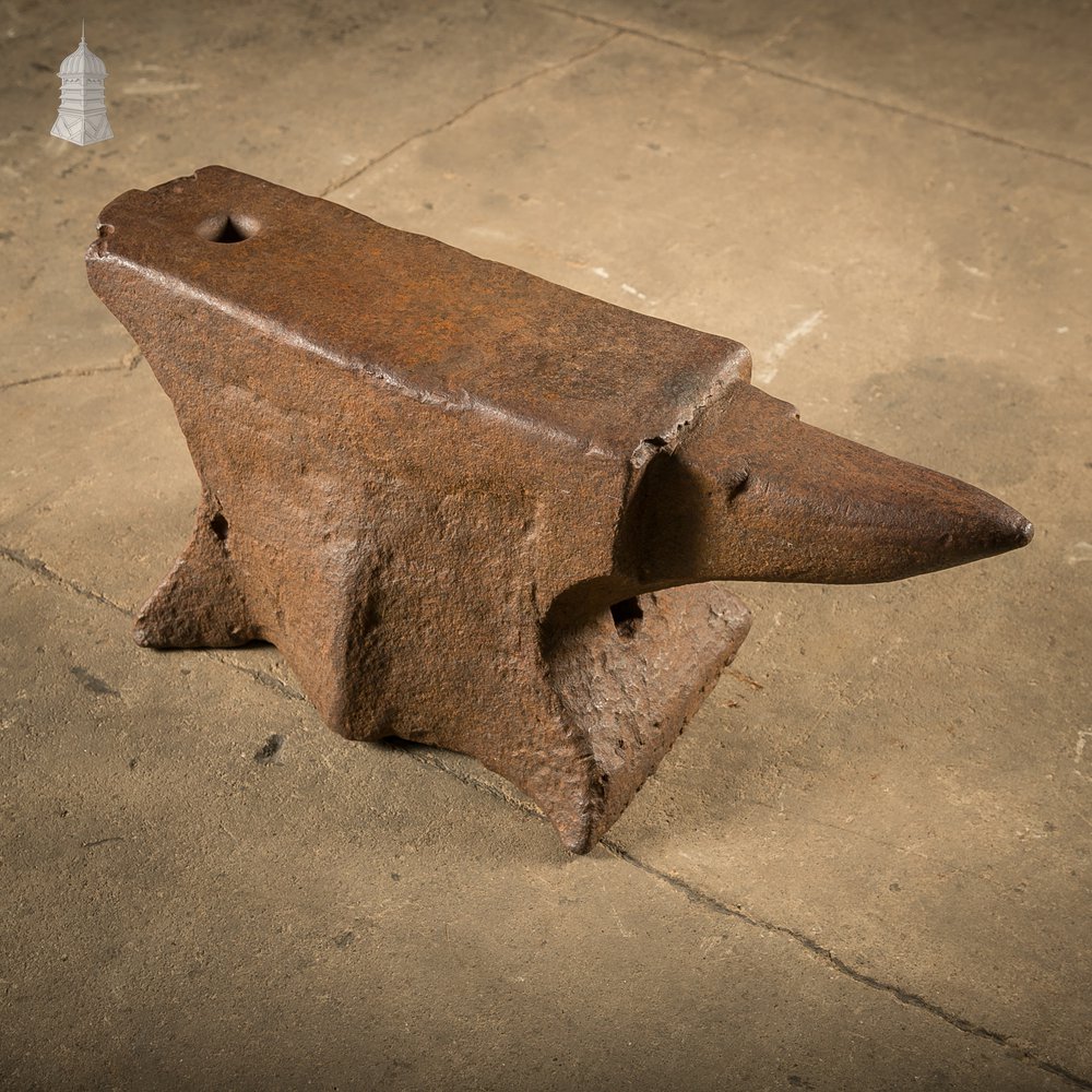 Wrought Iron Blacksmith's Anvil, 2.36 CWT (120kg) , Pre-London Pattern