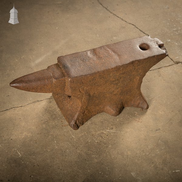 Wrought Iron Blacksmith's Anvil, 2.36 CWT (120kg) , Pre-London Pattern