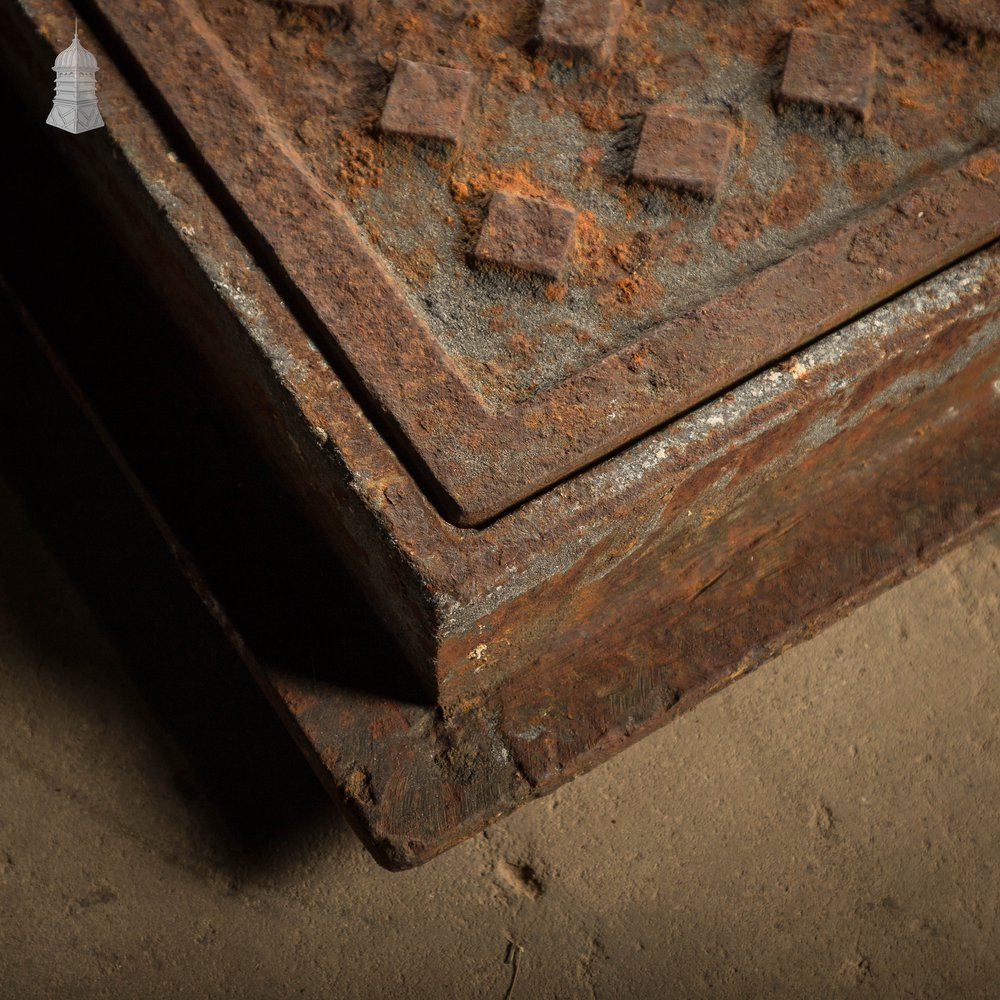 Manhole Cover with Frame, Reclaimed Inspection Cover